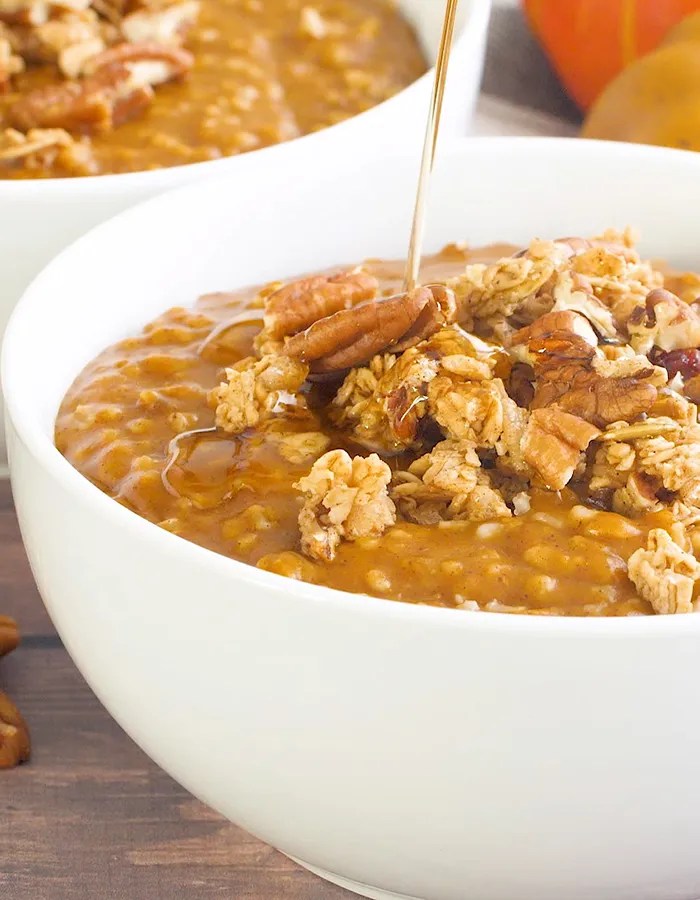 Overnight Pumpkin Oatmeal